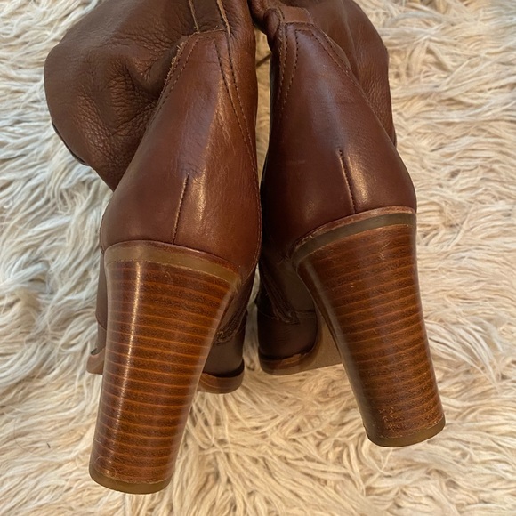 Coach Reece Knee high shearling leather boots - Picture 6 of 8
